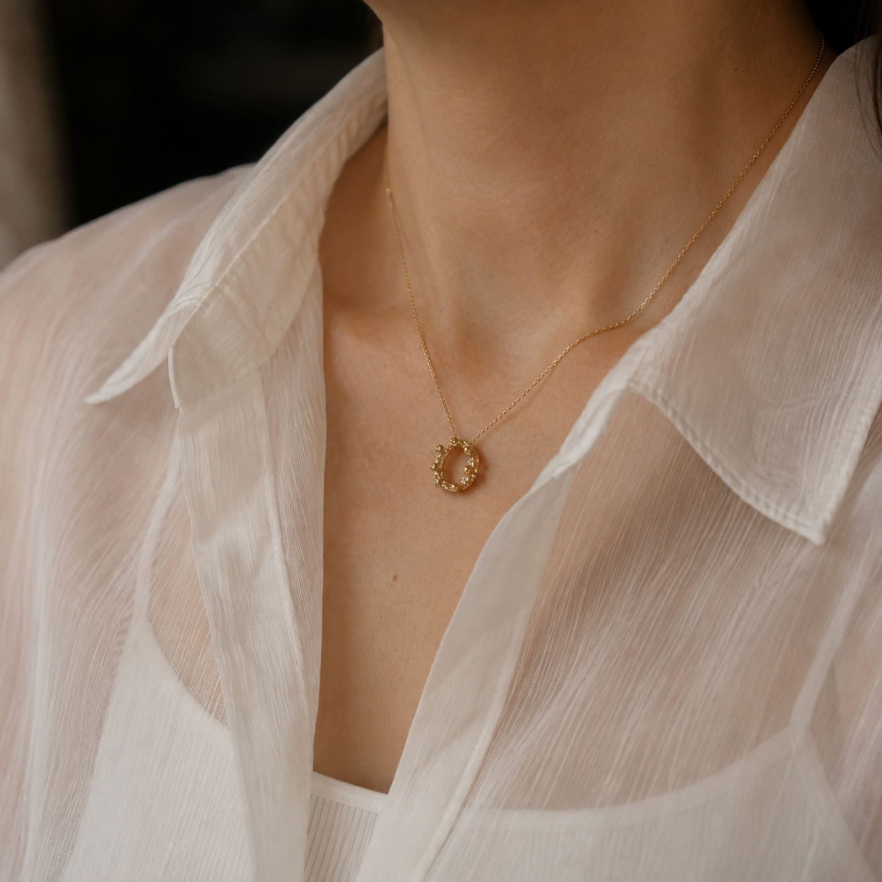 “Regalia” K18 Coronet Necklace