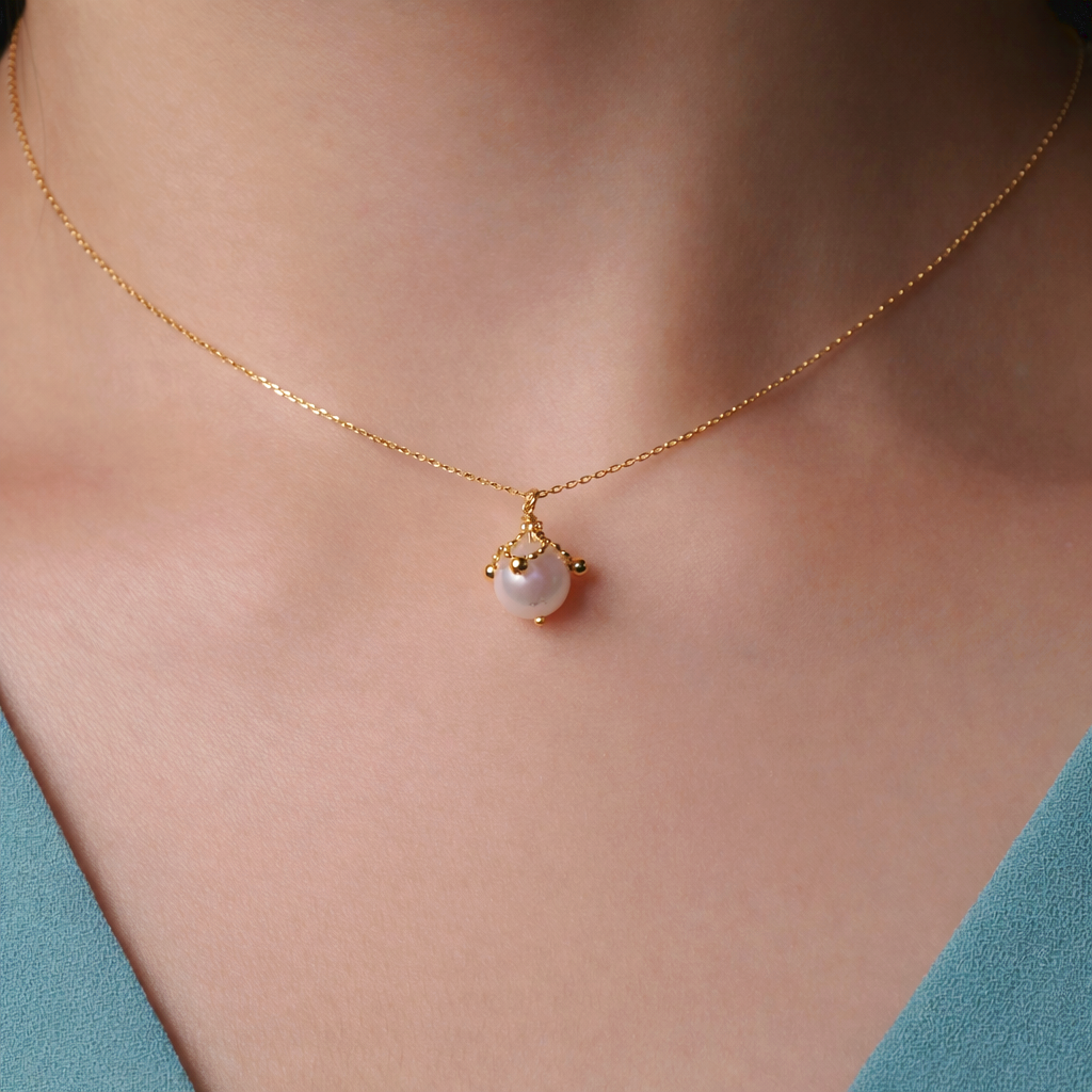 “EverTide” K18 AKOYA Pearl Necklaces