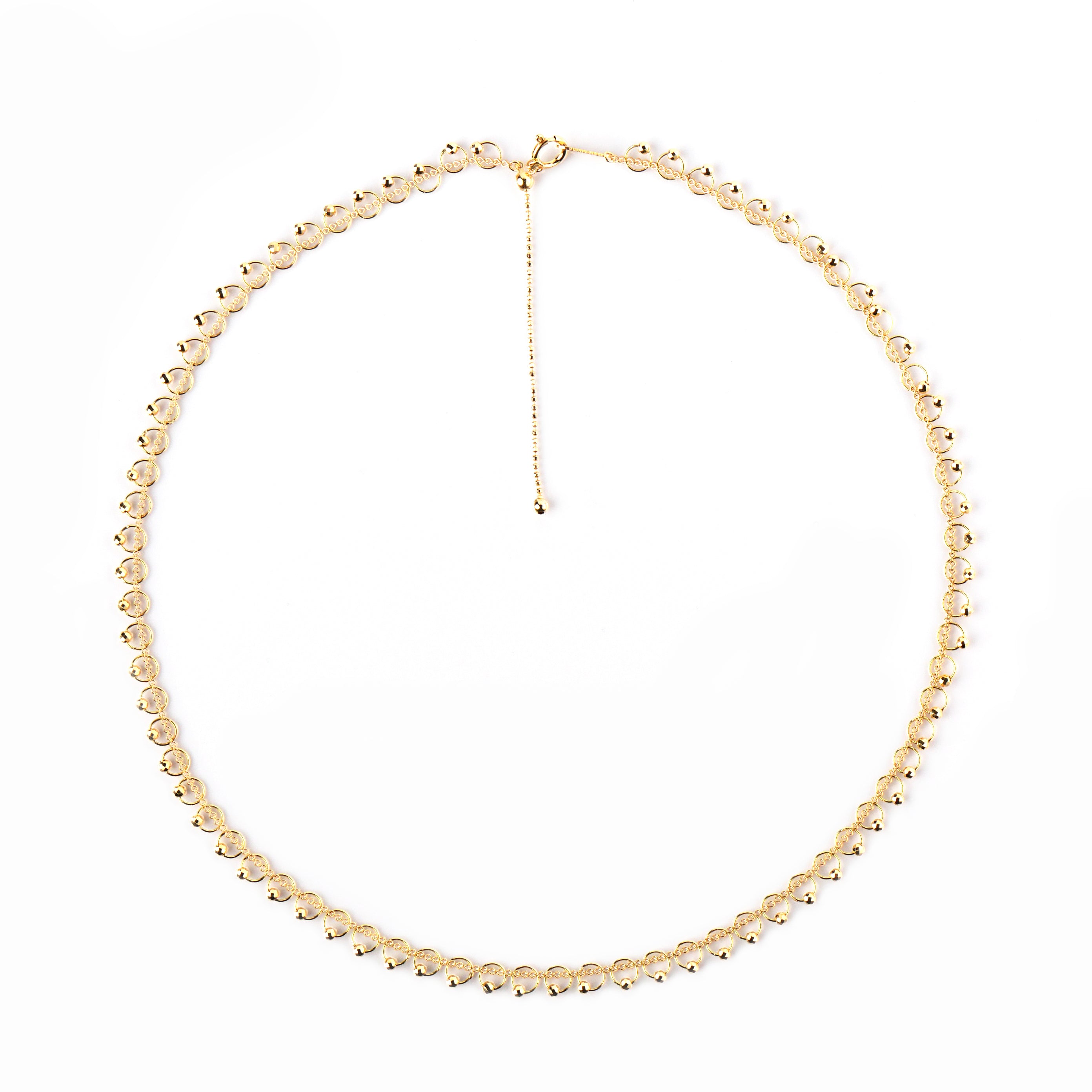 “Garland” K18 Halo Necklaces