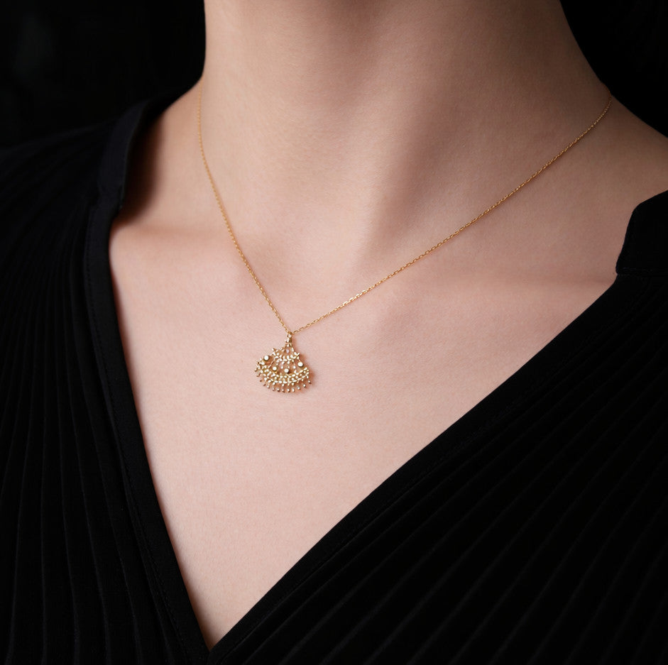 “The Sacred” K18 Auspicious Necklace