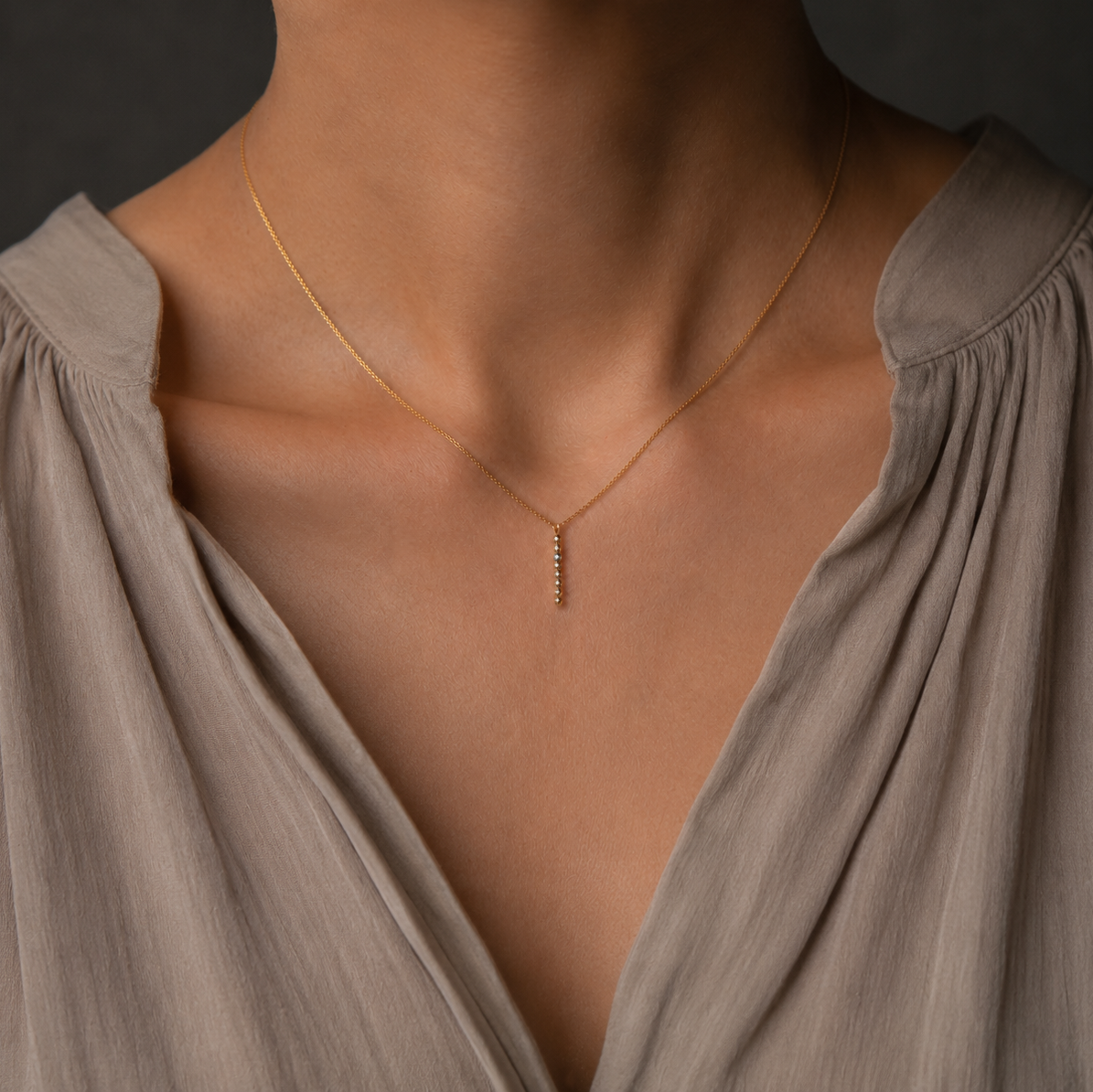 “8Planet” K18 Syzygy V Necklaces　